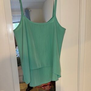 Women's Mint Green Sleeveless Top